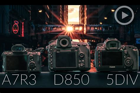 Sony A7RIII vs Nikon D850 vs Canon 5D Mark IV