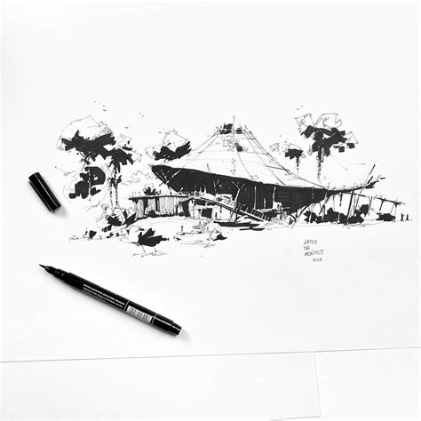 Architectural sketch :: Behance