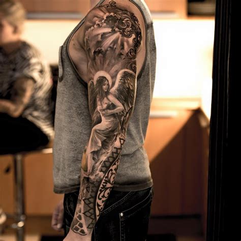 Angel Sleeve Tattoo