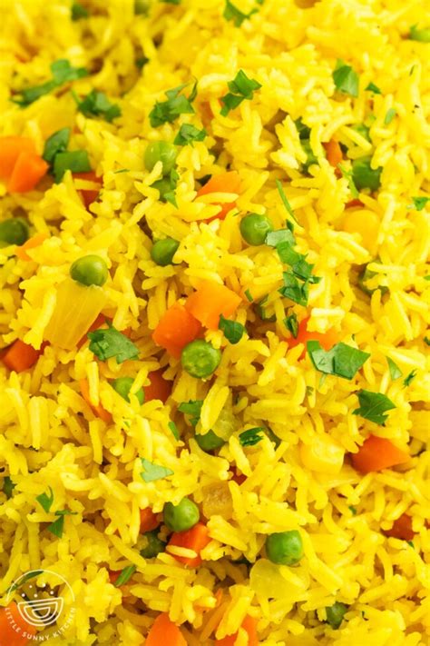 Easy Vegetable Rice Recipe - Little Sinny Kitchen