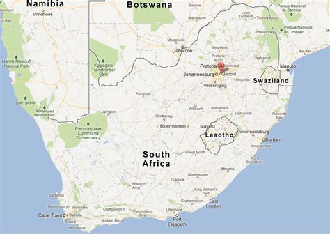 Benoni Map - South Africa