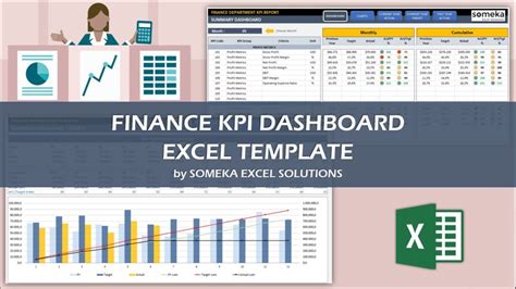 Financial Dashboard Excel Template | DocTemplates