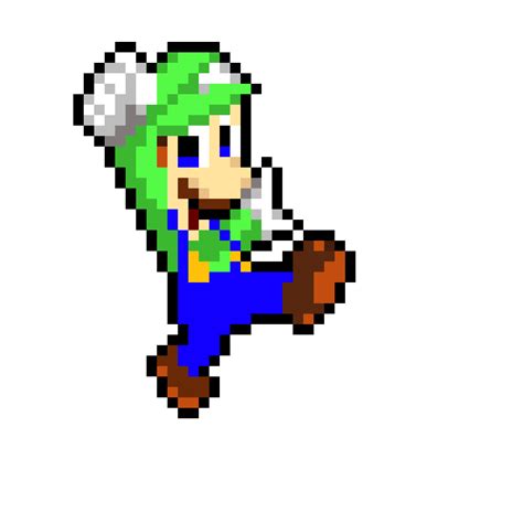 Pixilart - Luigi Sprite by PaperMario