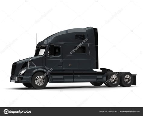 Black Semi Truck