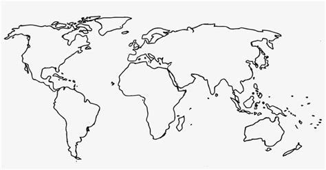 Free Printable Blank Outline World Map - Free Templates Printable