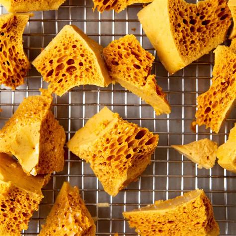 Honeycomb Toffee Recipe (Sponge Toffee) - The Flavor Bender