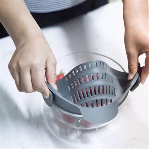 Clip-on Silicone Kitchen Strainer - Tanga