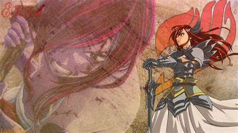 Erza Scarlet Armor Wallpaper Desktop - Fairy Tail