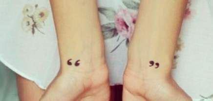 √ Quotation Marks Tattoo Meaning