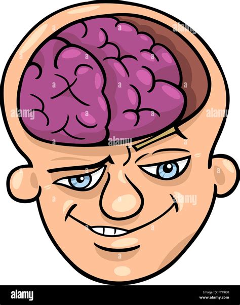 Big Brain Cartoon Character