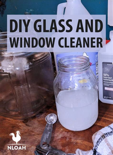 DIY Glass and Window Cleaner • New Life On A Homestead | Diy glass ...