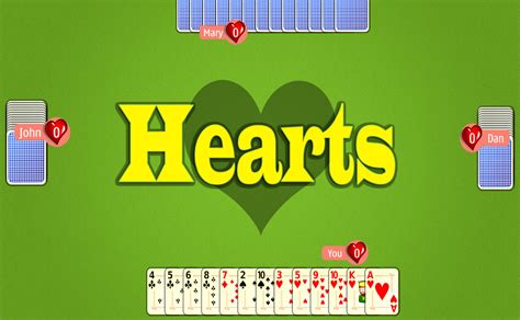 Play Hearts Card Game