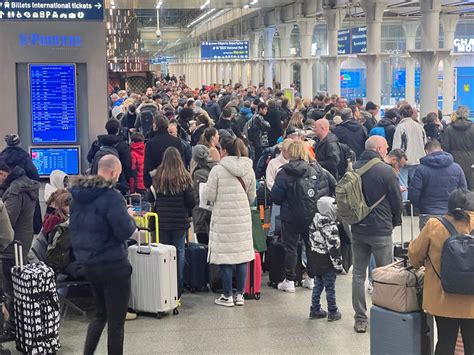 New Year’s travel chaos as Eurostar and Southeastern trains cancelled ...