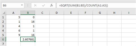 Standard Deviation in Excel - Step by Step Tutorial