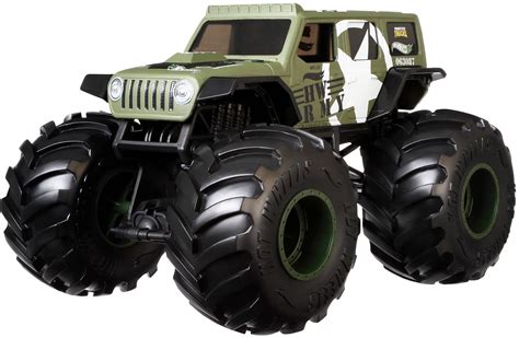 Hot Wheels Monster Trucks 1:24 Scale Jeep Vehicle - Walmart.com