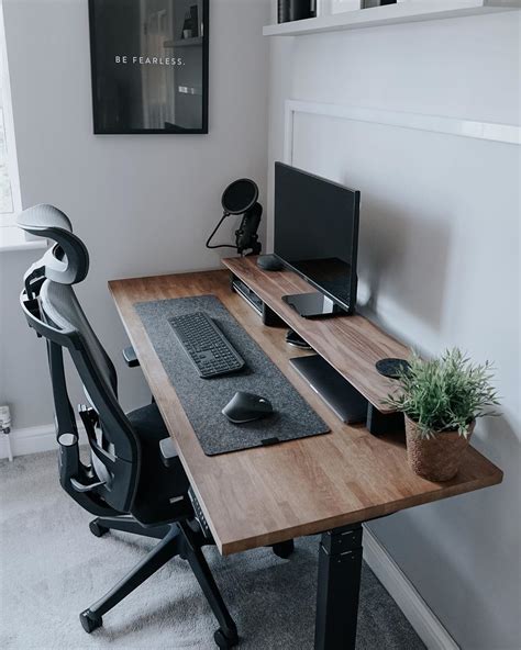 Minimal Office Desk Setup Desk Setups Minimalism Setup Level Over Mac ...