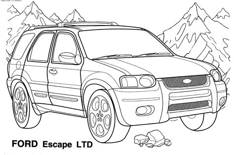 Car Coloring Pages (29) - Coloringkids.org