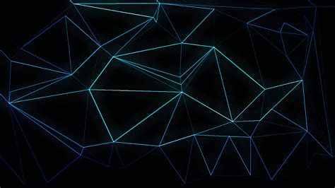 1920x1080 Blue Abstract Shape Neon Lines 1080P Laptop Full HD Wallpaper ...