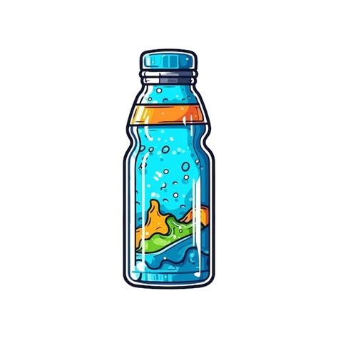 Premium Vector | 037 water bottle clip art illustration - Clip Art Library