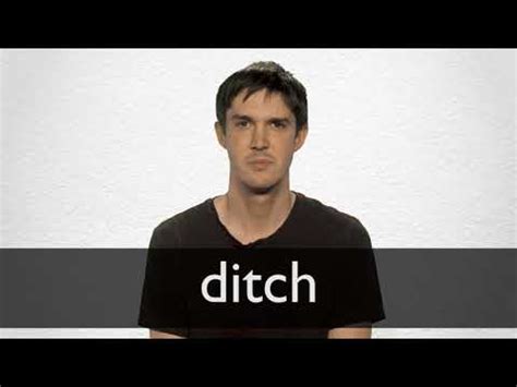 DITCH definition in American English | Collins English Dictionary