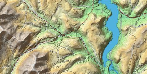 Terrain Map: Grand Gorge | Andy Arthur.org