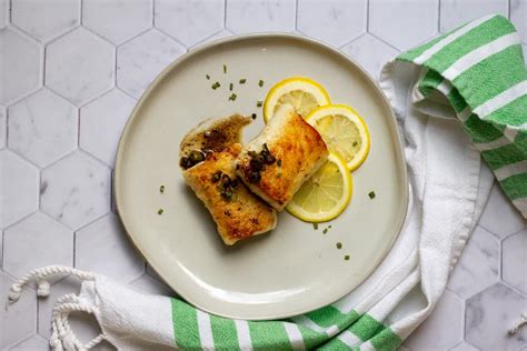 Lingcod Recipe: Pan-Seared Fish with Lemon Caper Sauce