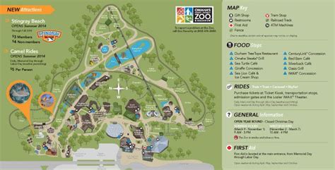 Omaha Zoo Map | Color 2018