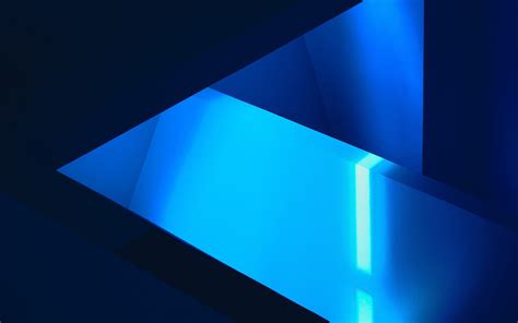 Wallpaper Blue geometric, abstract 2560x1600 HD Picture, Image