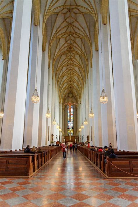 Interior of Frauenkirche or Cathedral of Our Dear Lady in Munich ...