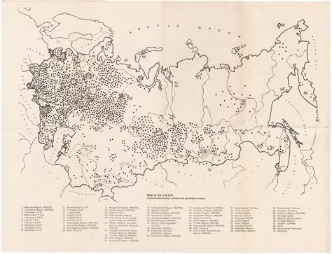 The Gulag Archipelago: A Map Of Soviet Repression - Interactive Canada ...