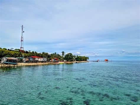 Sabah malaysia Beach side stock photo. Image of fish - 223191572