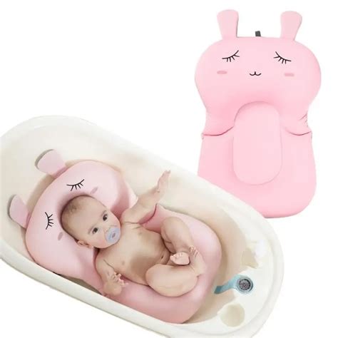 Newborn Baby Bathing Tub Infant Foldable Air Cushion Bathtub Seat ...