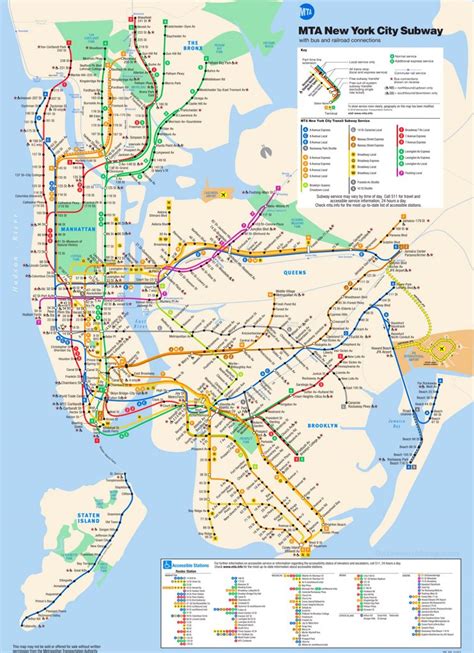 Free Printable Nyc Subway Map