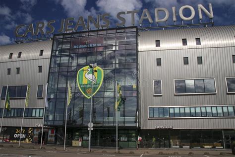 Football Stadium Cars Jeans Stadium of ADO Den Haag in the Hague ...