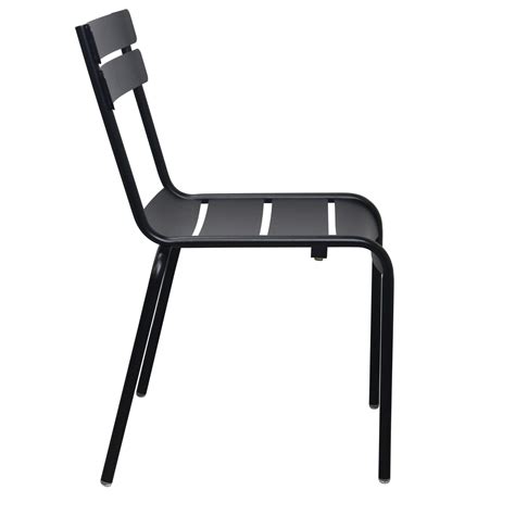 FOHDC303B - Black Commercial Outdoor Metal Restaurant Dining Chair ...