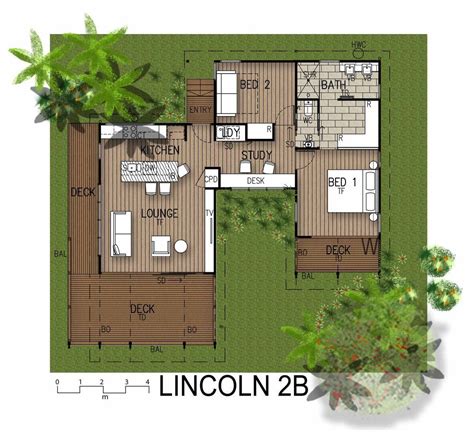 Modern Tropical House Floor Plan - floorplans.click