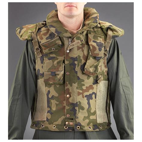 Used NATO Military Kevlar® Vest, Woodland - 230086, Vests at Sportsman ...