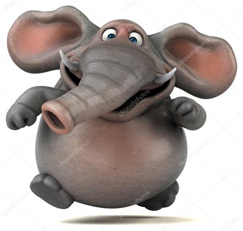 Cute Funny elephant — Stock Photo © julos #122762460