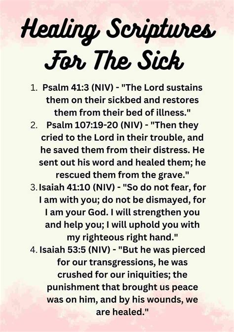 200+ Healing Scriptures In The Bible - † ️️ Daily Blessings Prayer ️