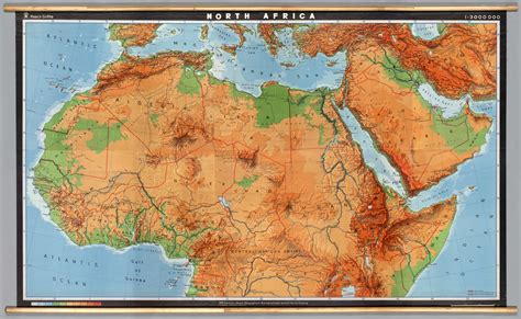 Physical Map Of North Africa - North Africa And Southwest Asia World ...