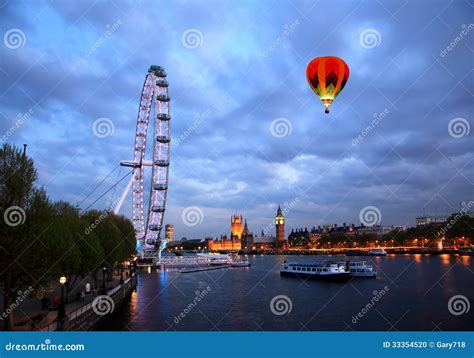 The London Eye and Big Ben editorial image. Image of europe - 33354520