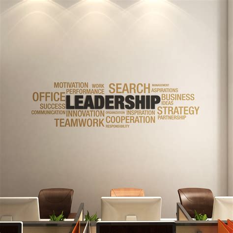 Leadership 3D Wall Sign | Moonwallstickers.com