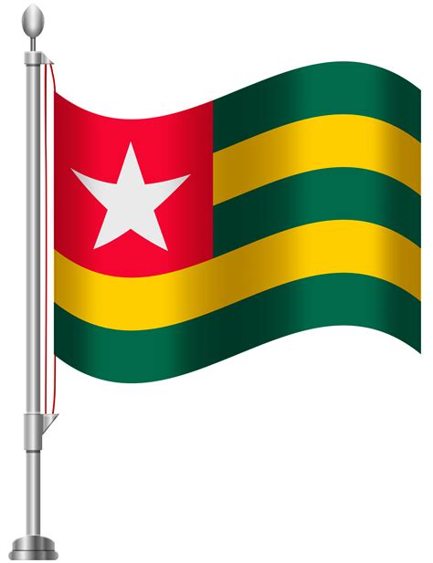 Togo Flag PNG Clip Art - Best WEB Clipart