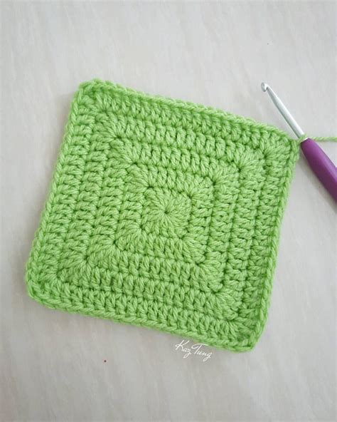 Crochet Solid Granny Square Diagram Crochet Solid Granny Squ