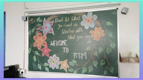 School Blackboard Decoration On Ptm Amazing For You