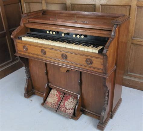 Metzler Antique Mahogany Church Harmonium Small Piano Organ (SOLD ...