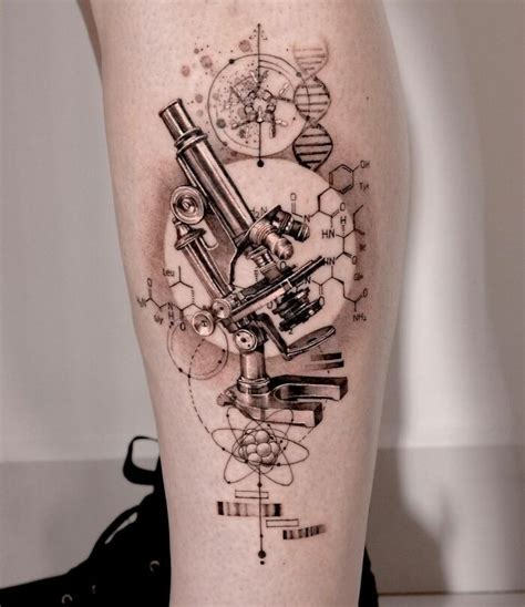 110 Science Tattoos For The Scientist In You | Bored Panda