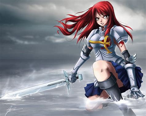 Erza Scarlet Armor Wallpaper