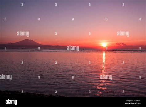 Sunrise Sanur beach, Bali, Indonesia Stock Photo - Alamy