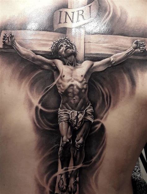 Jesus On Crucifix Tattoo